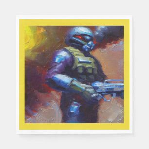 Servilleta De Papel SF - Héroe militar 4