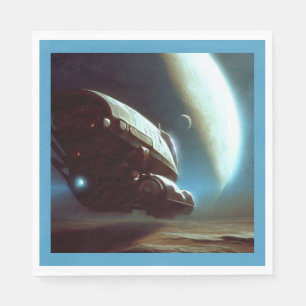 Servilleta De Papel SF Orbiting Spaceship 1