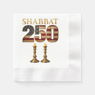 Servilleta De Papel Shabbat 250 Velas   Patrimonio Judío Americano