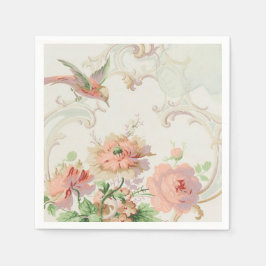 Servilleta De Papel Shabby Chic Floral