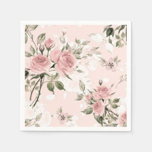 Servilleta De Papel Shabby chic, moda francesa, vintage, floral, rústi