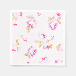 Servilleta De Papel Shabby Chic Pale Papel rosa rosado