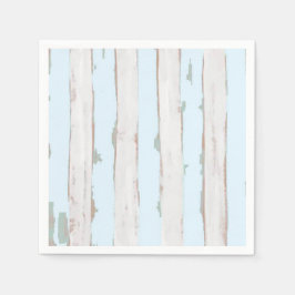 Servilleta De Papel Shabby Chic Pastel Blue Stripe Napkins