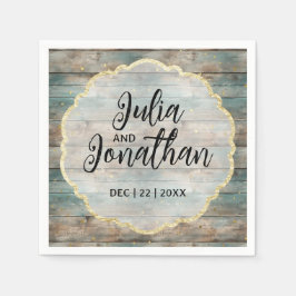 Servilleta De Papel Shabby Chic Pastel Wood