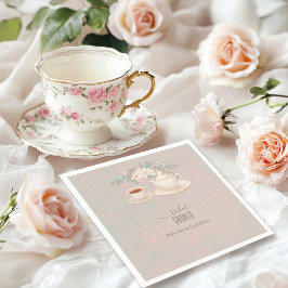 Servilleta De Papel Shabby chic Tea Fiesta Bridal Shower