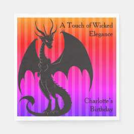 Servilleta De Papel Shadow Ball Dark Fantasy Party | green Paper Cup