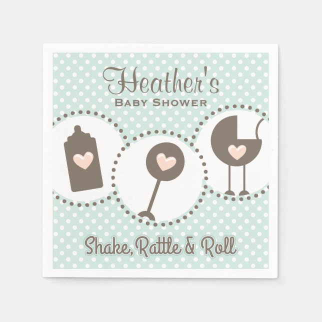 Servilleta De Papel Shake Rattle and Roll (Anverso)