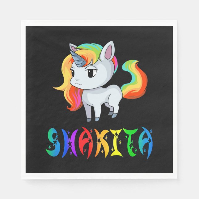 Servilleta De Papel Shakita Unicorn (Anverso)
