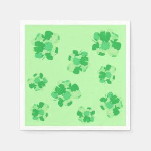 Servilleta De Papel Shamrock and Shamrock Paper Napkins