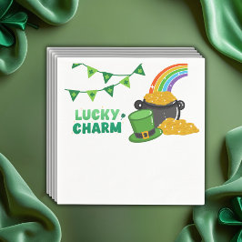 Servilleta De Papel Shamrock Charm Shamrock St. Patrick's Day Baby Sho