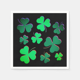 Servilleta De Papel Shamrock Clover Irlanda Irlanda Irlanda Moderno Ve
