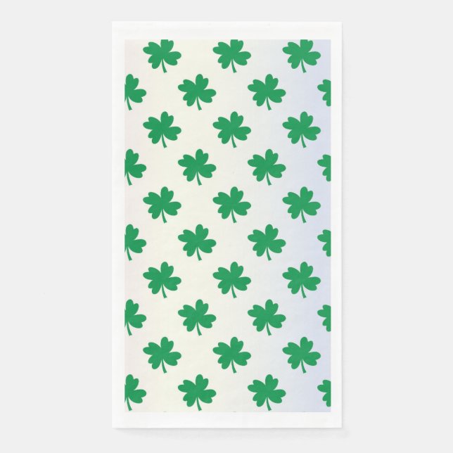 Servilleta De Papel Shamrock del Día de San Patricio (Anverso)