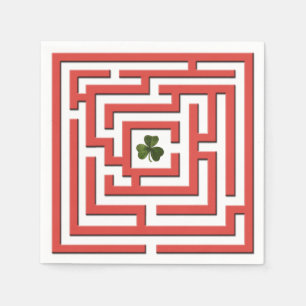 Servilleta De Papel Shamrock en Red Labyrinth Challenge