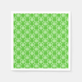 Servilleta De Papel Shamrock Four Leaf Clover