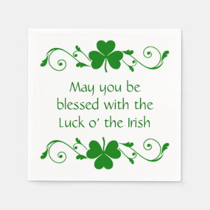 Servilleta De Papel Shamrock Garland