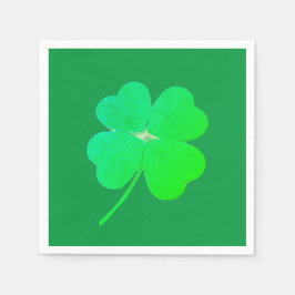 Servilleta De Papel Shamrock Green Irish St. Patrick's Day 4Denis