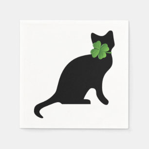 Servilleta De Papel Shamrock Kitty