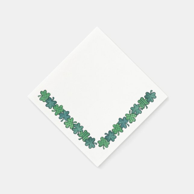 Servilleta De Papel Shamrock - Napkins de papel (Borde)