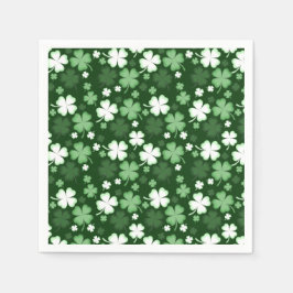 Servilleta De Papel Shamrock verde, Día de San Patricio
