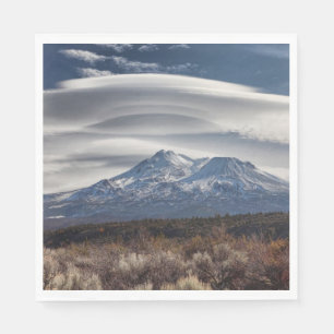 SERVILLETA DE PAPEL SHASTA DE MONTAJE CON NUBE LENTICULAR