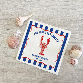 Servilleta De Papel She Found Her Lobster Nautical Bridal Shower