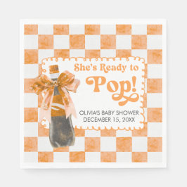 Servilleta De Papel She's Ready to Pop Baby Shower