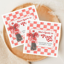 Servilleta De Papel She's Ready to Pop Baby Shower