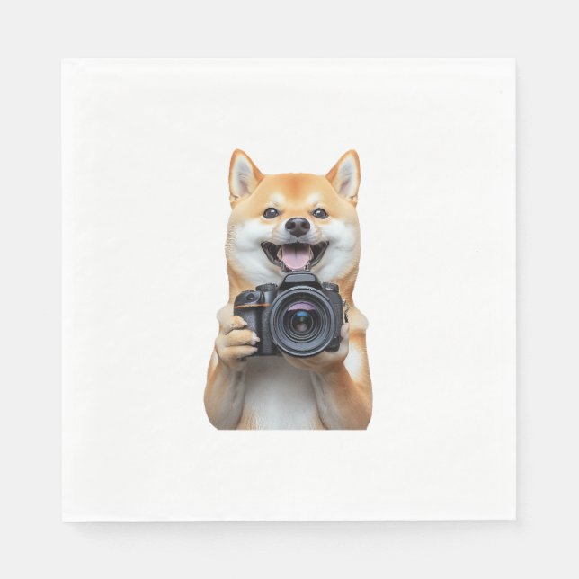 Servilleta De Papel Shiba Inu     (Anverso)