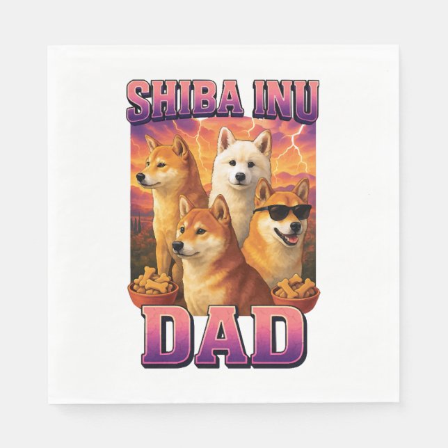 Servilleta De Papel Shiba Inu (Anverso)