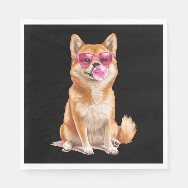 Servilleta De Papel Shiba Inu (Anverso)