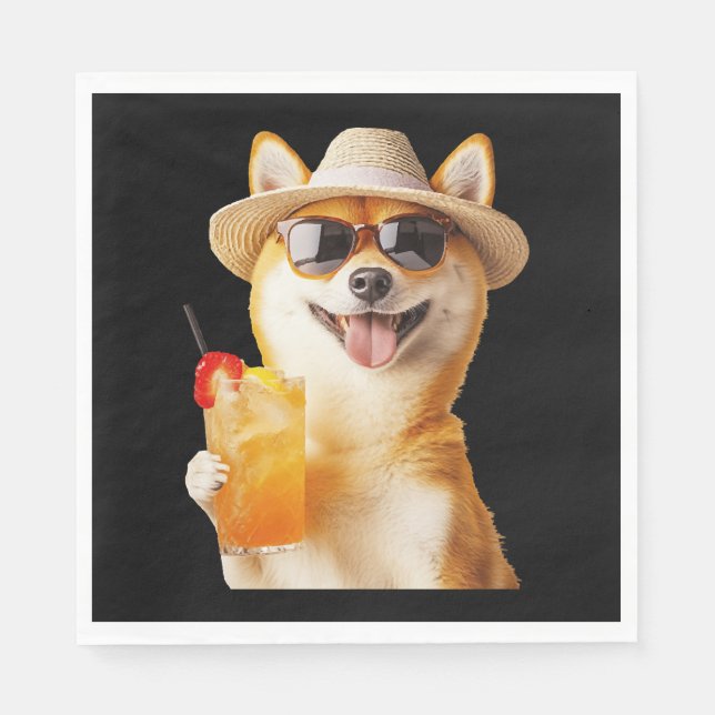 Servilleta De Papel Shiba Inu (Anverso)