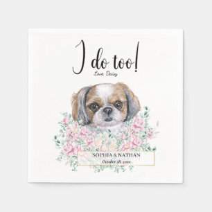 Servilleta De Papel Shih Tzu Dog Boda Cocktail Napkins