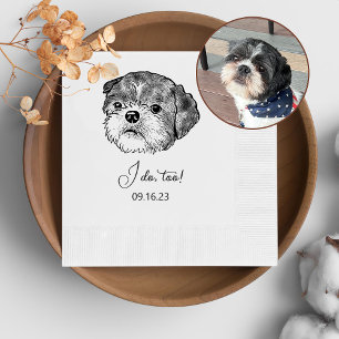 Servilleta De Papel Shih Tzu Dog Personalizado Yo Hago También Las Toa