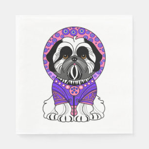Servilleta De Papel Shih Tzu Princess