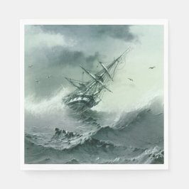 Servilleta De Papel Shipwreck (por Ivan Aivazovsky)