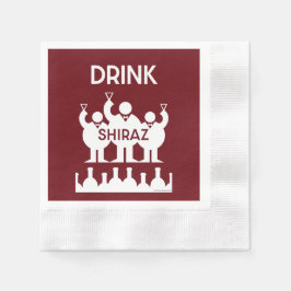 Servilleta De Papel Shiraz Wine Drinkers