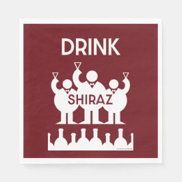 Servilleta De Papel Shiraz Wine Drinkers