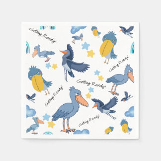 Servilleta De Papel Shoebill Baby Shower Napkins