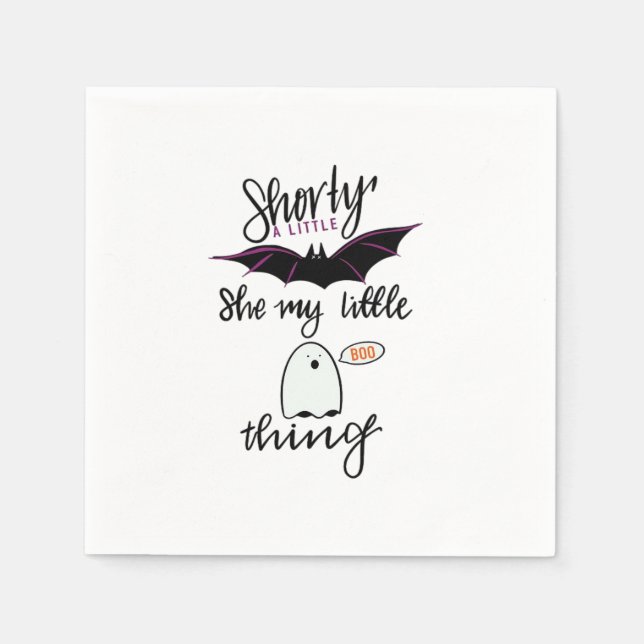 Servilleta De Papel Shorty Batty Funny Retro (Anverso)