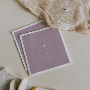 Servilleta De Papel SHYLAH Simple Lilac Modern Purple Elegant Wedding