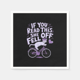 Servilleta De Papel Si Lees Esto, Se Cae: Humor De Biker Divertido