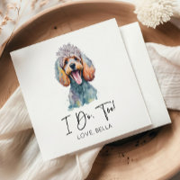 ¡Sí, Quiero! Bodas de Perro Caniche Mascota