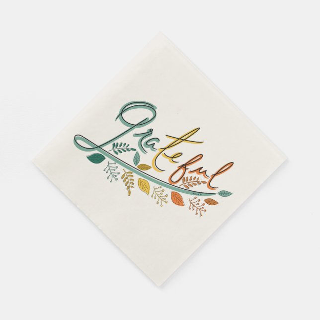 Servilleta De Papel Siempre agradecido (Esquina)