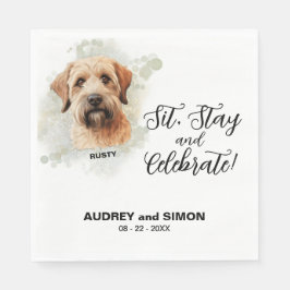 Servilleta De Papel Siéntese, quédese y celebre el miedo al llenado su