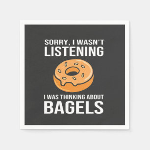Servilleta De Papel Siento haber pensado en Bagels Jewish Hanukkah