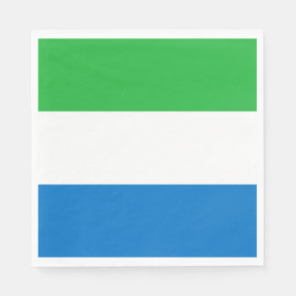 Servilleta De Papel Sierra Leone Flag