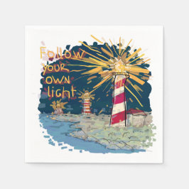 Servilleta De Papel Siga su propia luz