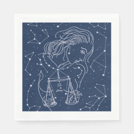 Servilleta De Papel Signo de Libra zodiac