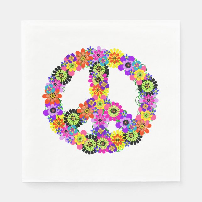 Servilleta De Papel Signo de paz (Anverso)