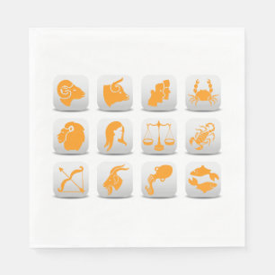 Servilleta De Papel Signos del zodíaco